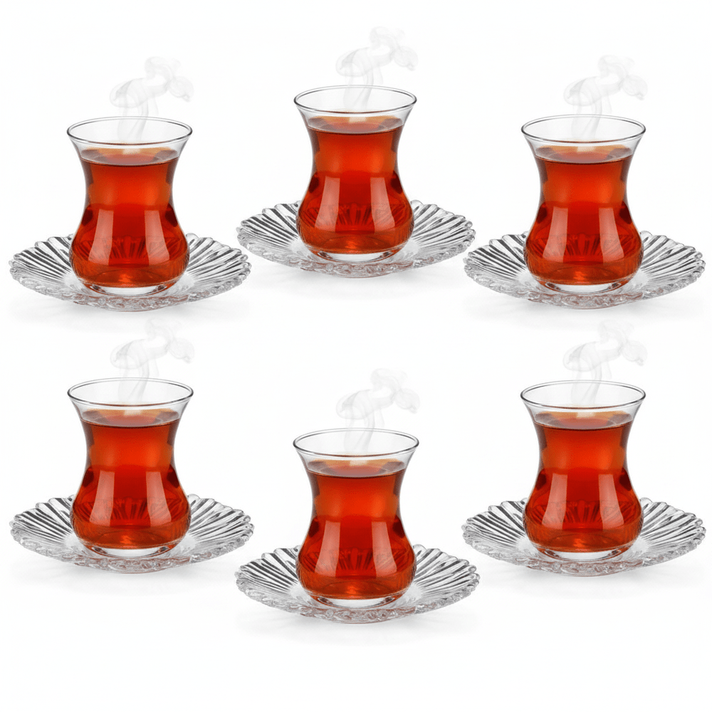 Pasabahce - Aurora Teglassæt - 155 ml. | 12 dele | 6 pers. - Løven Home