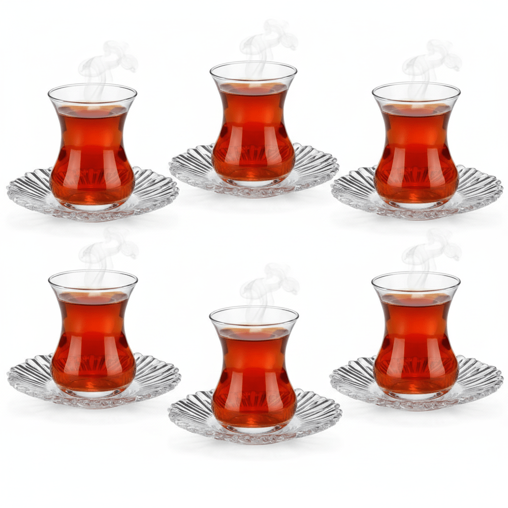 Pasabahce - Aurora Teglassæt - 155 ml. | 12 dele | 6 pers. - Løven Home