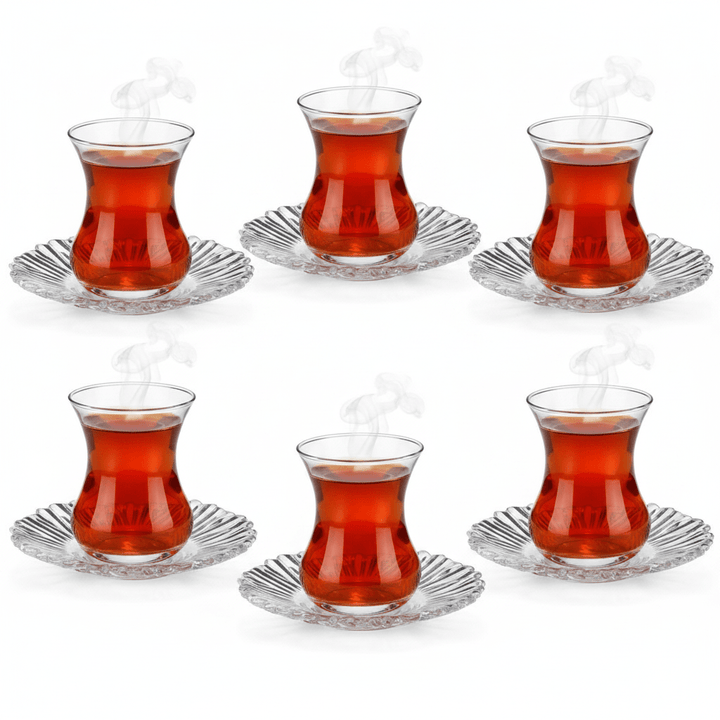 Pasabahce - Aurora Teglassæt - 155 ml. | 12 dele | 6 pers. - Løven Home