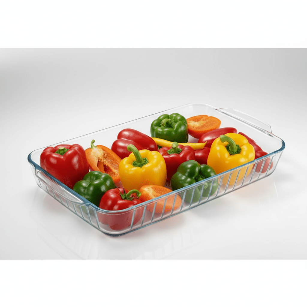 Paşabahçe Borcam – Rektangulær ovnfast fad (40 × 27 cm) - Løven Home
