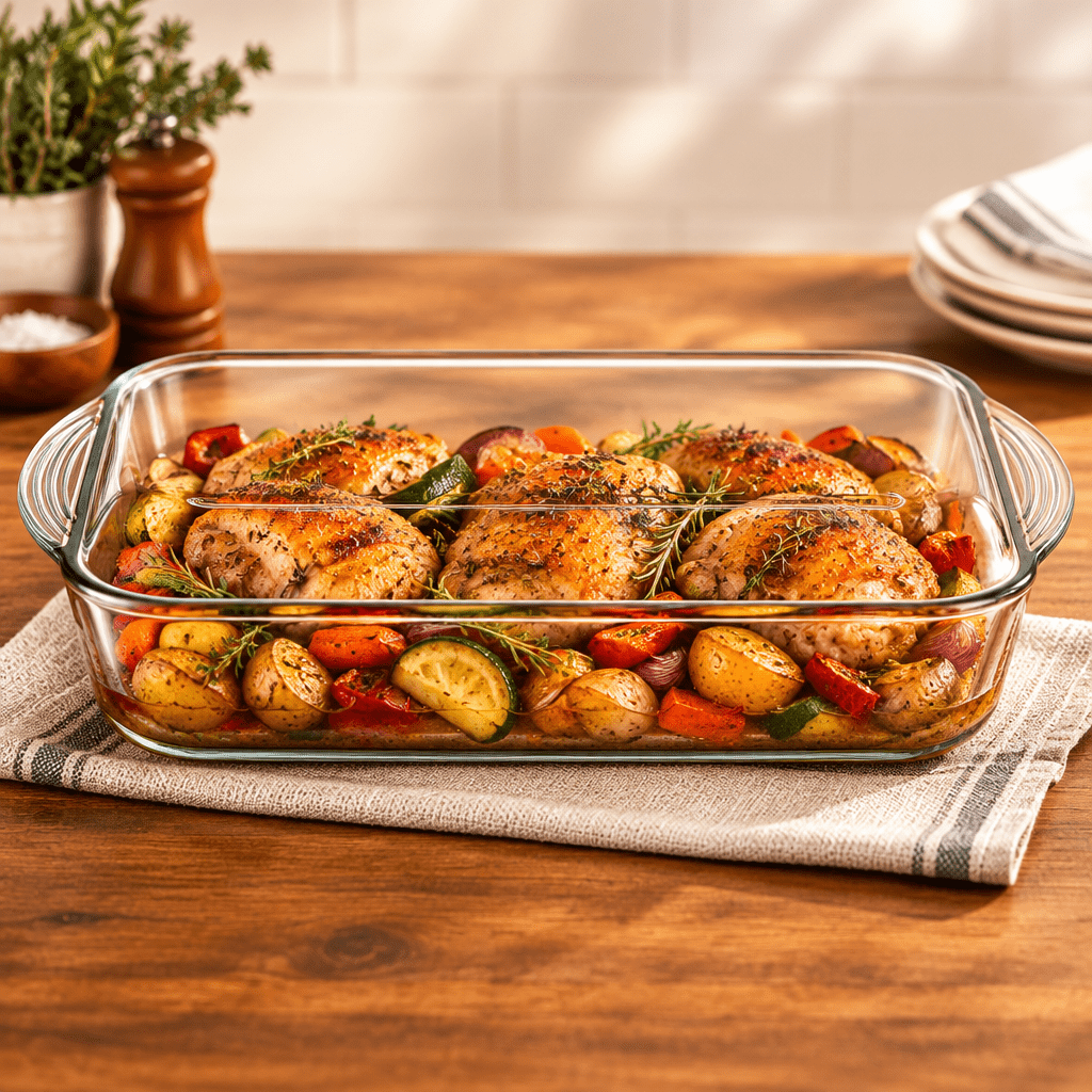 Pasabahce Borcam - Rektangulært ildfast fad m/låg - 40 x 25 cm | Glas | Grå - Løven Home