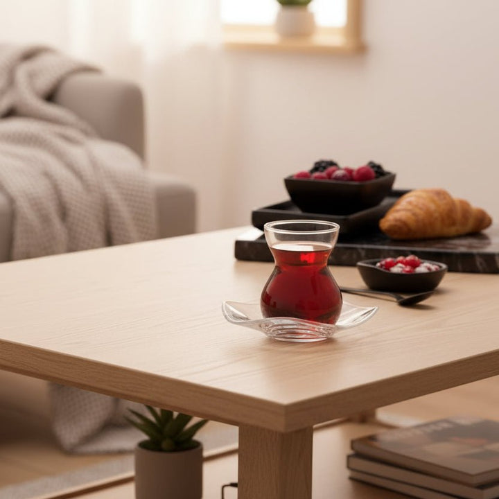 Pasabahce Dantel Teglassæt 12 Dele - 6 Personer - 145 ml - Løven Home