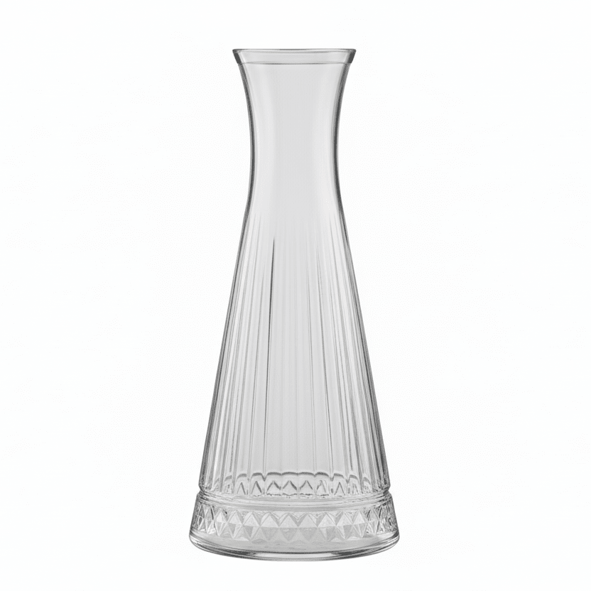 Pasabahce Elysia Glaskaraffel 940 ml – Riflet Design - Løven Home