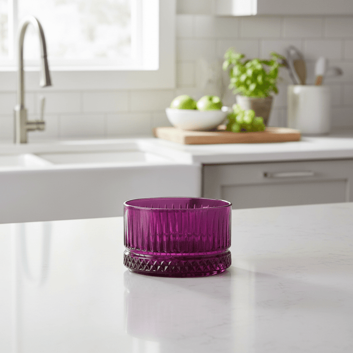 Pasabahce Elysia glasskålsæt 4 stk. (235 ml) - lilla - Løven Home