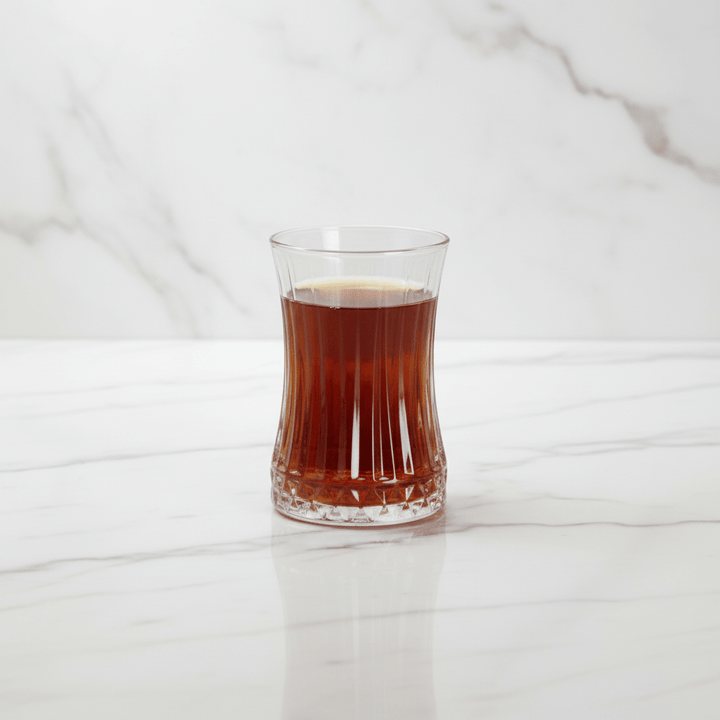 Pasabahce - Elysia Teglassæt - 170 ml | 12 dele (6 teglas + 6 underkopper) | 6 pers. - Løven Home
