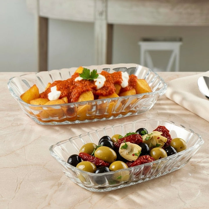 Pasabahce Mezze Tapassæt 2 stk. 18x11 cm - Glas - Løven Home