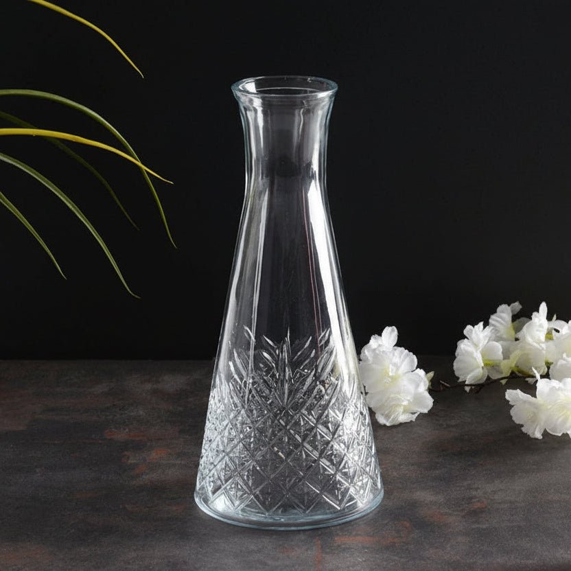Pasabahce Timeless Glas Karaffel 940 ml – Diamantslebet Design - Løven Home
