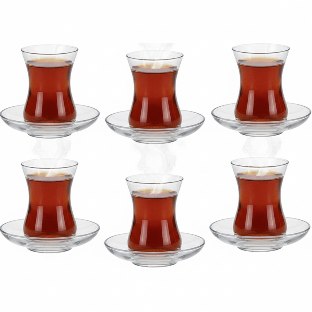 Pasabahce Vefa teglassæt 12 stk. (130 ml.) - Løven Home
