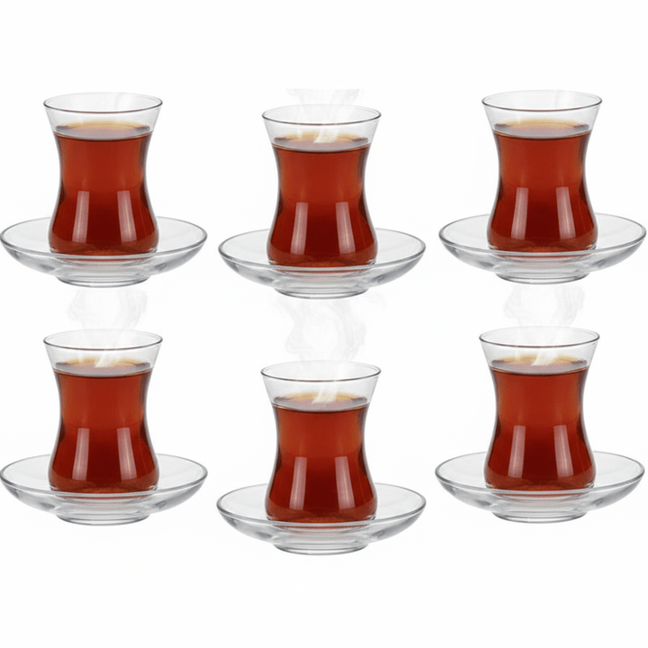 Pasabahce Vefa teglassæt 12 stk. (130 ml.) - Løven Home