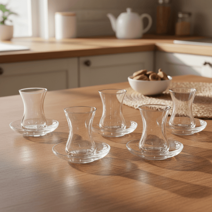 Pasabahce Vefa teglassæt 12 stk. (130 ml.) - Løven Home