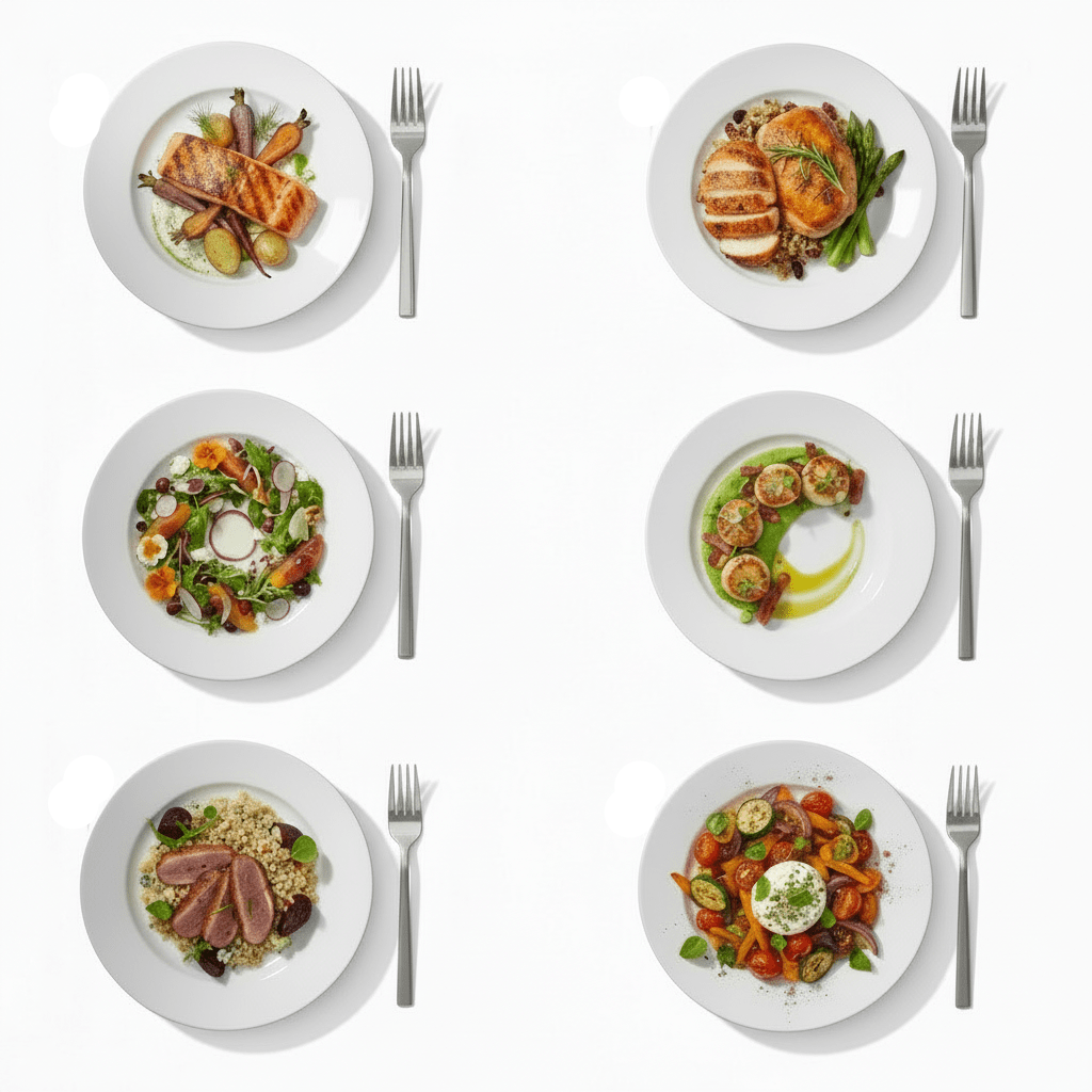 Plain Gaffelsæt 6 stk. - Akkaya - Løven Home