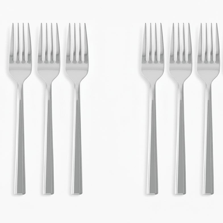 Plain Gaffelsæt 6 stk. - Akkaya - Løven Home