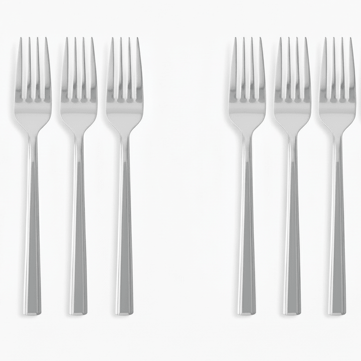 Plain Gaffelsæt 6 stk. - Akkaya - Løven Home