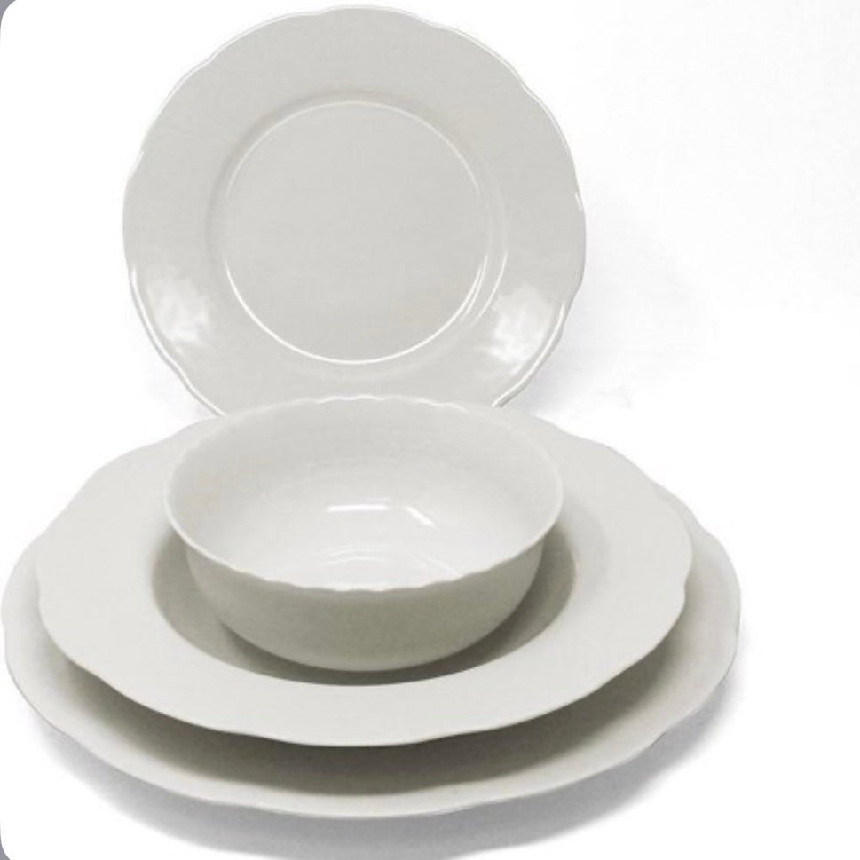 Porcelænssæt 24 dele - Kutahya Bone Olympos - Løven Home