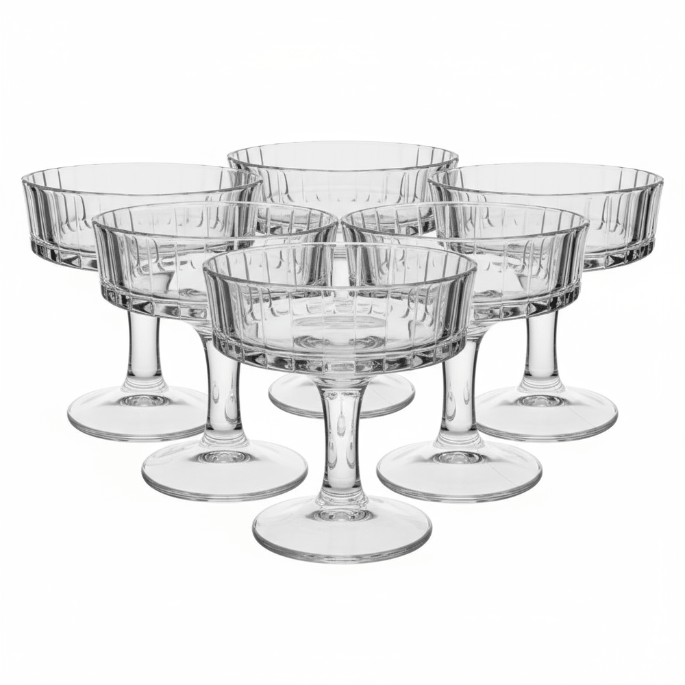 Premium Dining Cocktailglassæt 6 stk. 200 ML - 2 Varianter - Løven Home