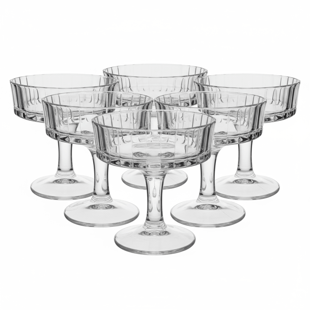 Premium Dining Cocktailglassæt 6 stk. 200 ML - 2 Varianter - Løven Home