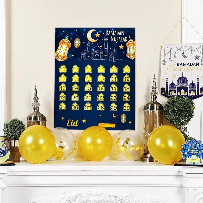 Ramadan Kalender Plakat for Børn - Løven Home