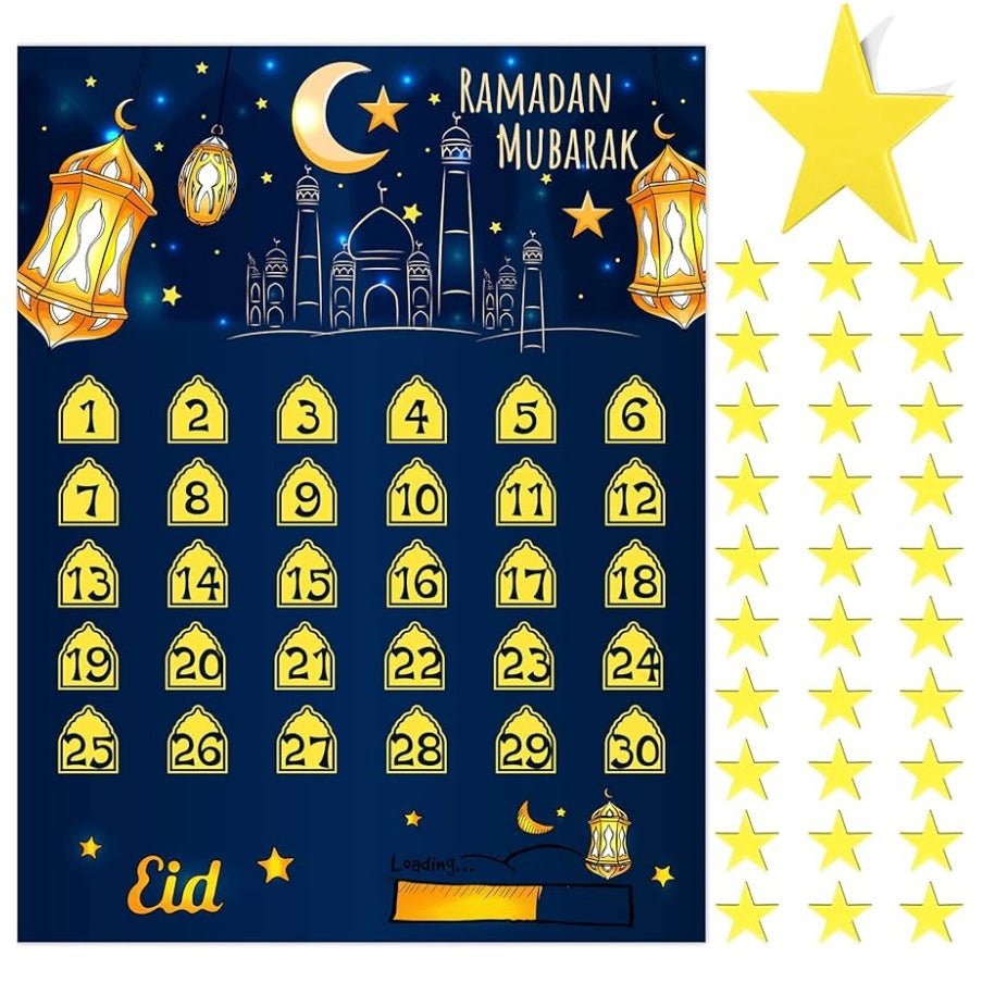 Ramadan Kalender Plakat for Børn - Løven Home