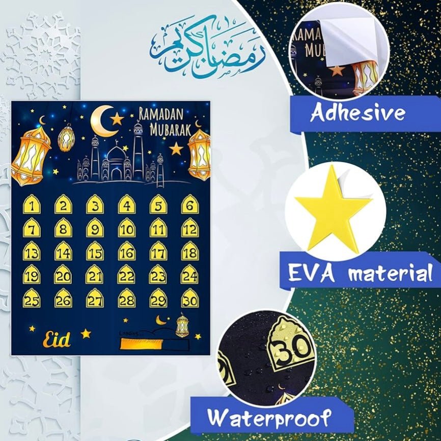 Ramadan Kalender Plakat for Børn - Løven Home