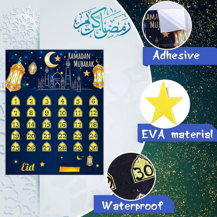 Ramadan Kalender Plakat for Børn - Løven Home