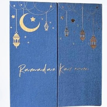 Ramadan Kareem Kalender Blå/Guld - Løven Home