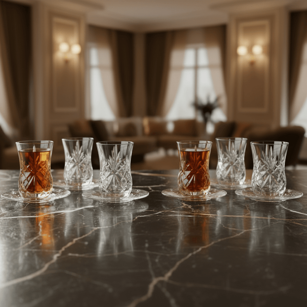 RCR Melodia Tyrkisk Testel 12 dele til 6 personer (140 ml) - Løven Home