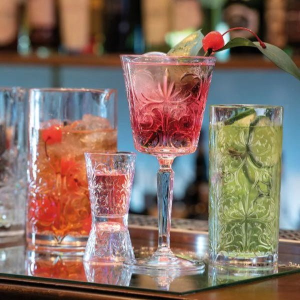 RCR Tattoo Cocktail Krystalglassæt 6 Dele - 290 ML - Løven Home