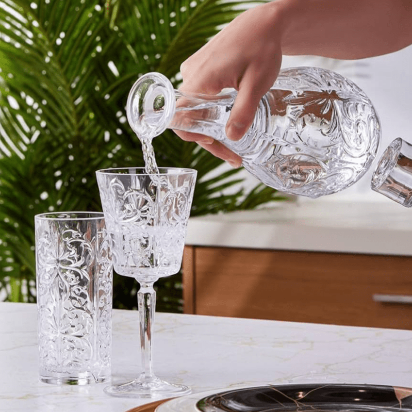 RCR Tattoo Cocktail Krystalglassæt 6 Dele - 290 ML - Løven Home