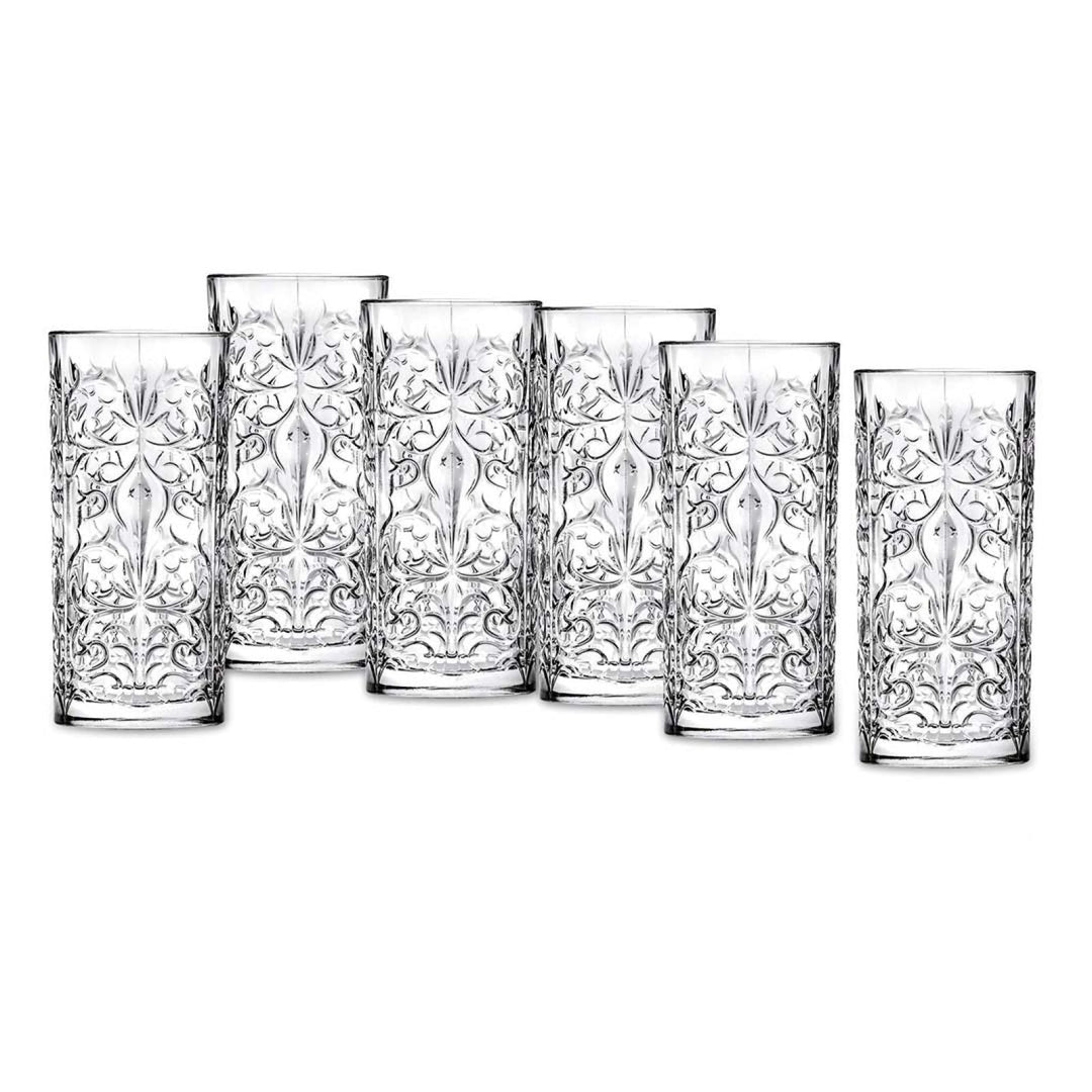 RCR Tattoo Krystal Drikkeglassæt 6 Dele 370 ML - Løven Home