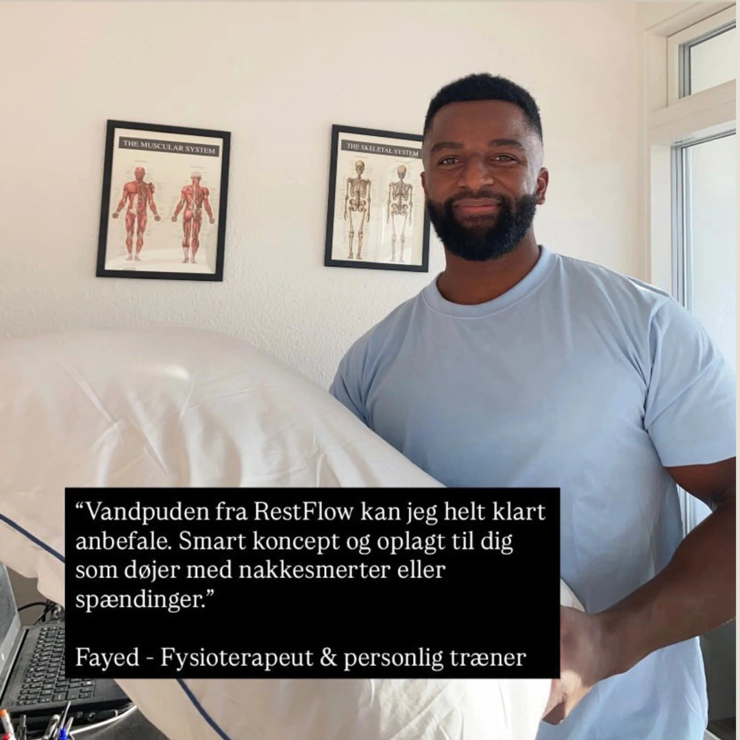 RestCozy™ hovedpude (vandpude) 50 × 70 cm – ergonomisk støtte mod nakkesmerter - Løven Home