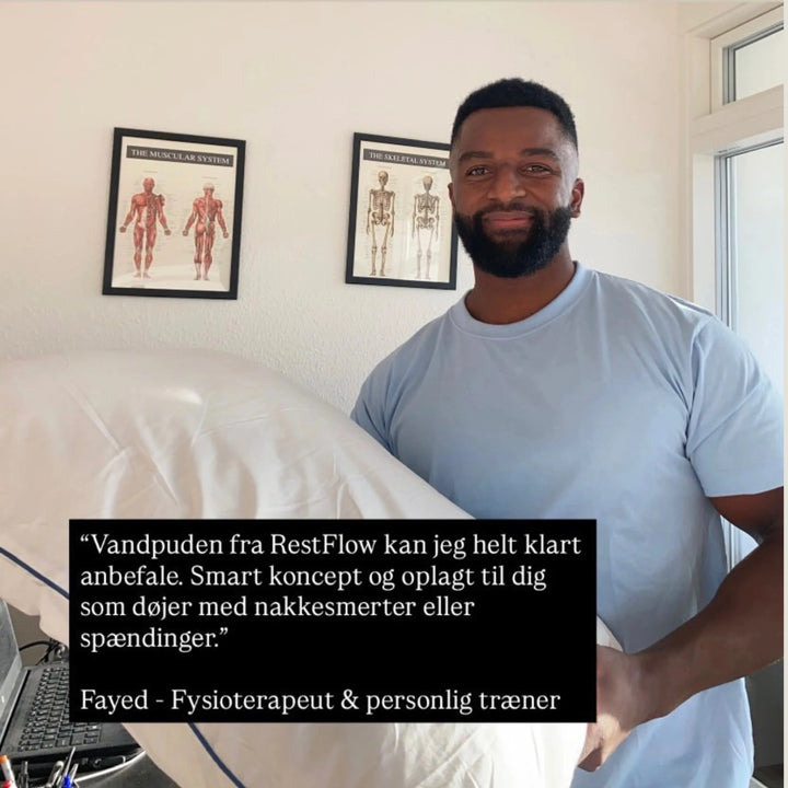 RestCozy™ hovedpude (vandpude) 50 × 70 cm – ergonomisk støtte mod nakkesmerter - Løven Home