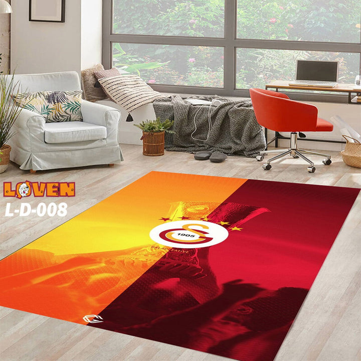 Løven Vaskbart Tæppe - Galatasaray Taraftar 3
