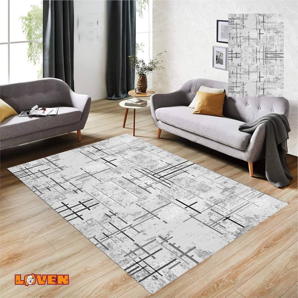 Løven Vaskbart Tæppe - 20 Grå