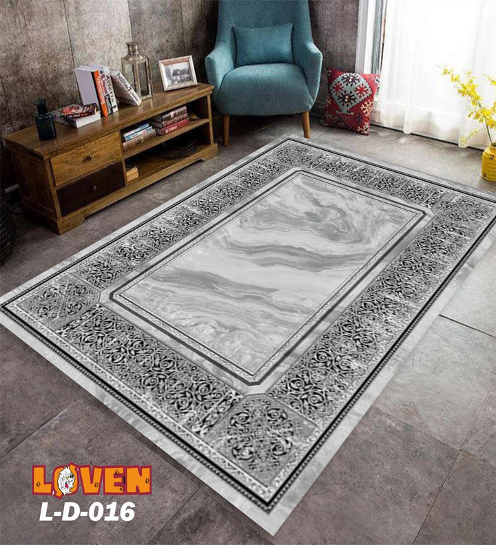 Løven Vaskbart Tæppe - 16 Grå