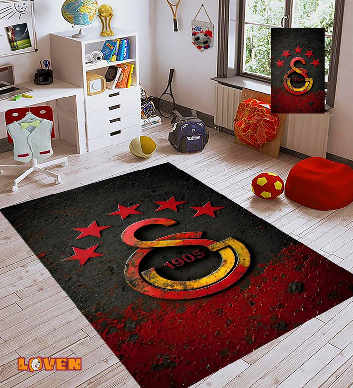 Løven Vaskbart Tæppe - Galatasaray Taraftar 2