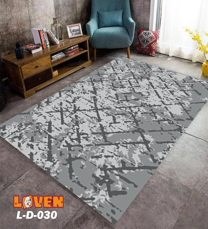 Løven Vaskbart Tæppe - 7 Grå