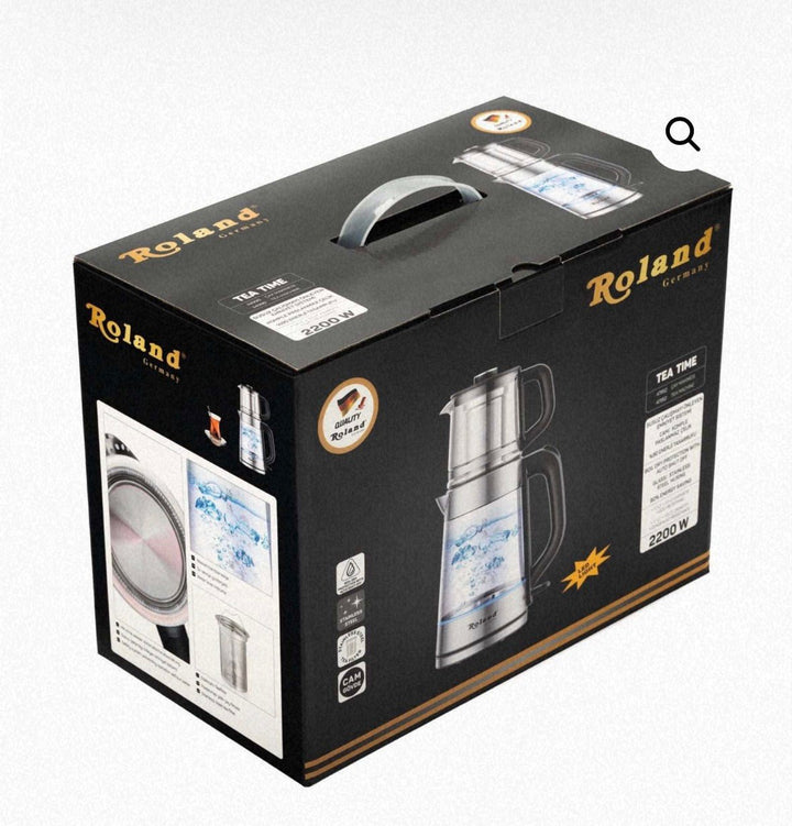 Roland - Elektrisk Glas Temaskine - 1,7 &amp; 1,0 liter - Løven Home