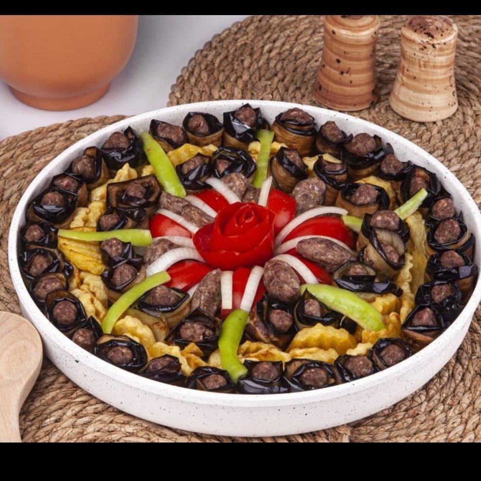 Rund Ovn Bradepande Granit 32 cm - Tac Döküm - Hvid - Løven Home