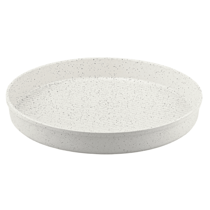 Rund Ovn Bradepande Granit 32 cm - Tac Döküm - Hvid - Løven Home