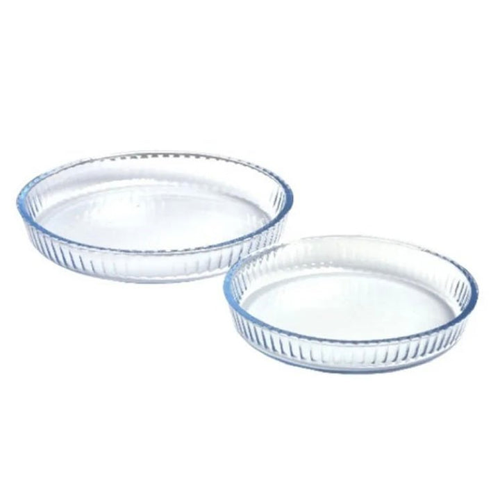 Rundt Ovnfast Glasfadsæt 2 stk. - Borart - Løven Home