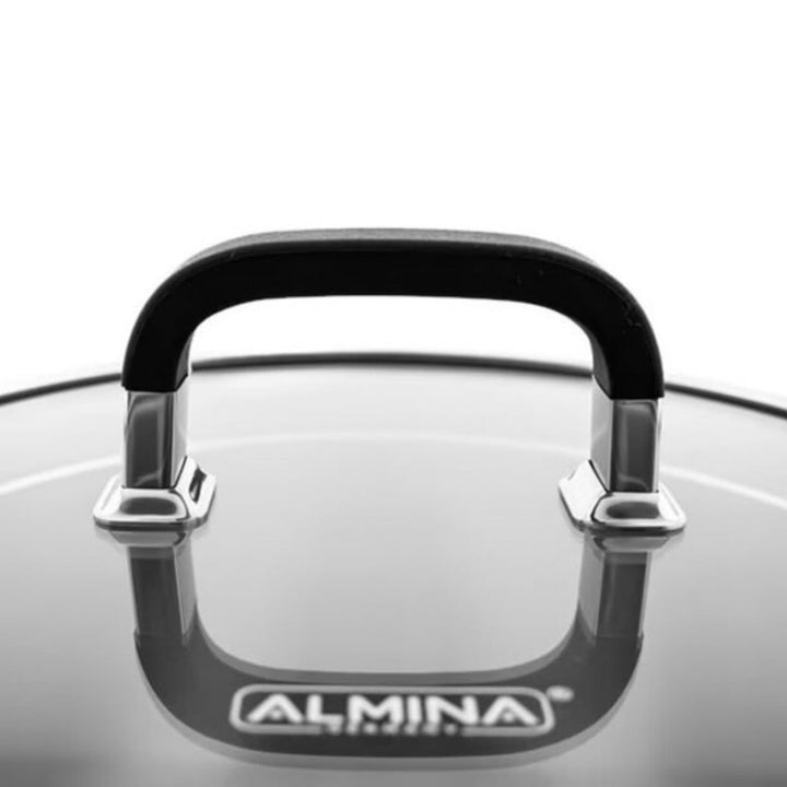 Rustfrit Stål Induktions Gryde m/Silikone Greb 24 cm 6 L. - Almina - Løven Home