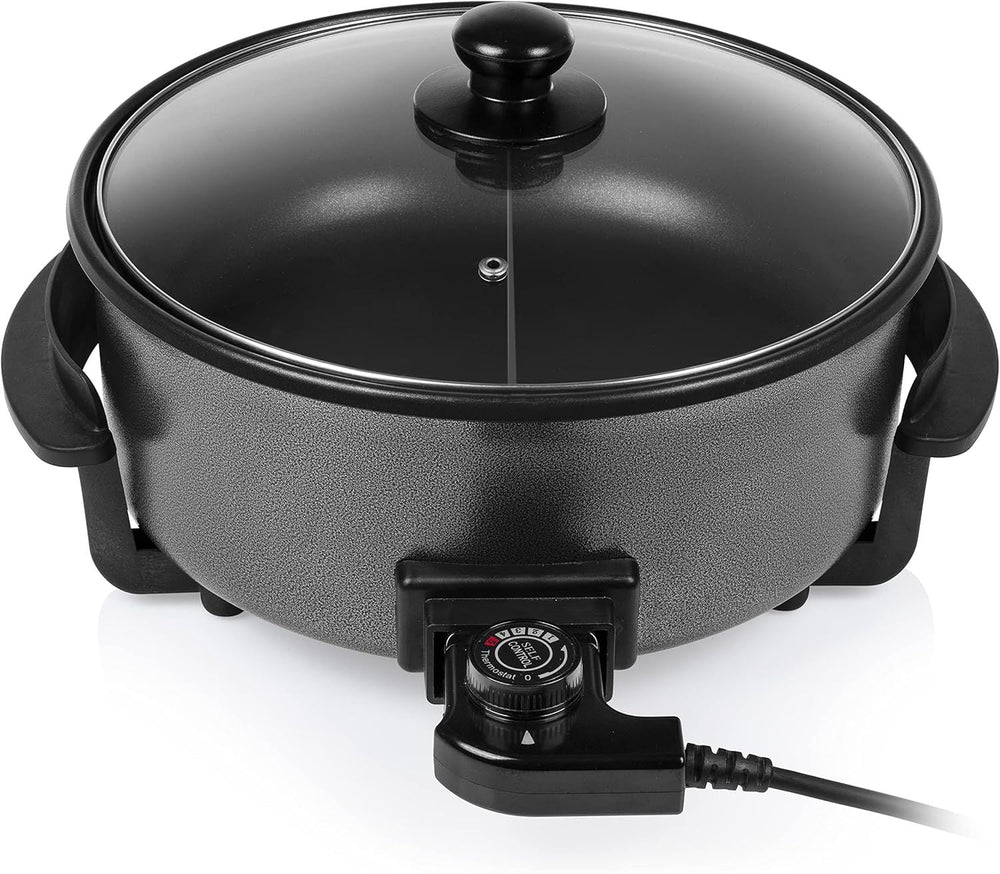 SBS Elektrisk Multifunktionel Pizza/Stegepande 32x7 cm - 5 liter - 1500 W - Løven Home