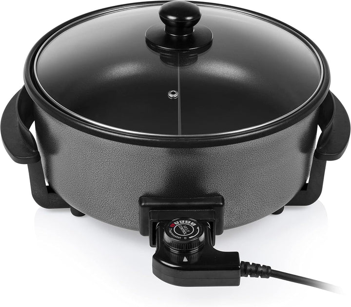 SBS Elektrisk Multifunktionel Pizza/Stegepande 32x7 cm - 5 liter - 1500 W - Løven Home