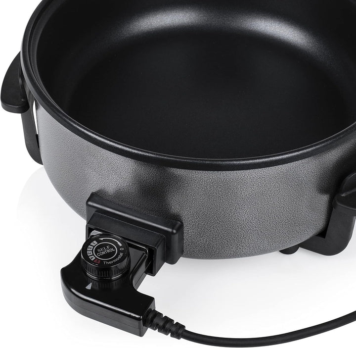 SBS Elektrisk Multifunktionel Pizza/Stegepande 32x7 cm - 5 liter - 1500 W - Løven Home