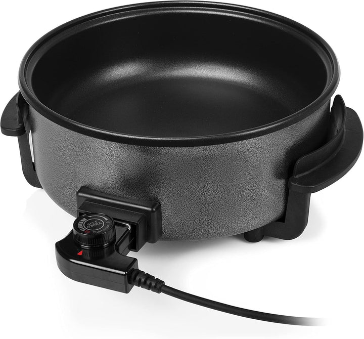 SBS Elektrisk Multifunktionel Pizza/Stegepande 32x7 cm - 5 liter - 1500 W - Løven Home