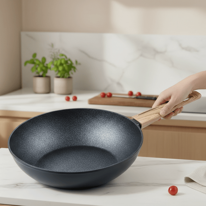 Schäfer “Maple Wood” Wokpande 28 cm med non - stick belægning - Løven Home