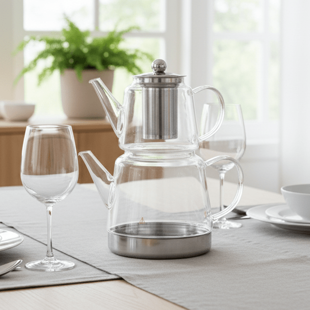 Schäfer Elegance Glastekandesæt 1,5 Liter + 600 ml - Løven Home
