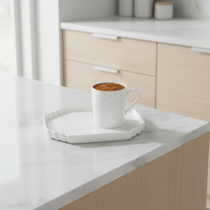 Schäfer Espressosæt 12 Dele – 100 ml - Bikagemønster - Løven Home