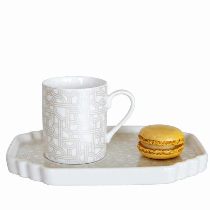 Schäfer Espressosæt 12 Dele – 100 ml - Geometrisk Mønster - Løven Home