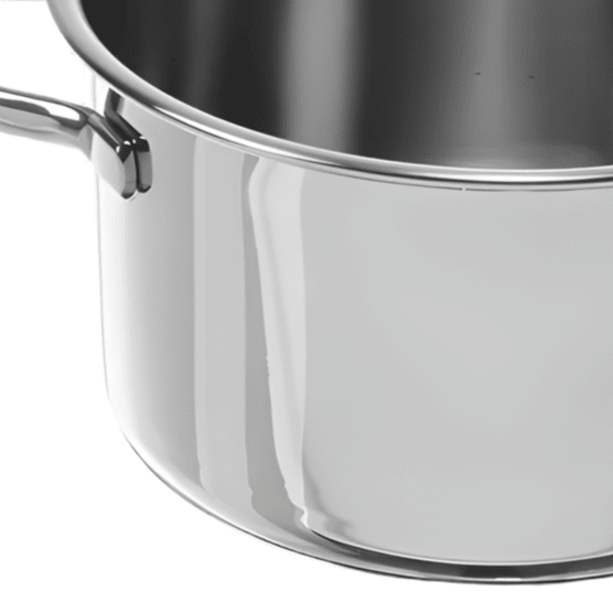 Schäfer Gryde Rustfri Stål 7,7 L 28 cm - Radiant Silver - Løven Home